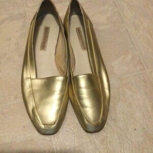 Art Effects Leather Gold Flats